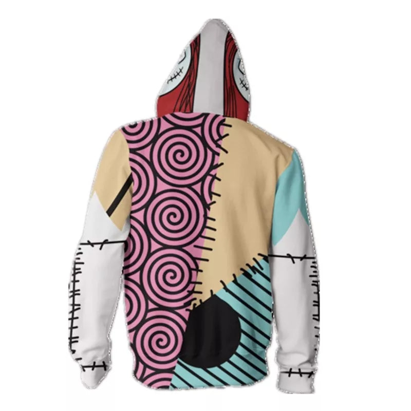 Jack and sally Halloween hoodies