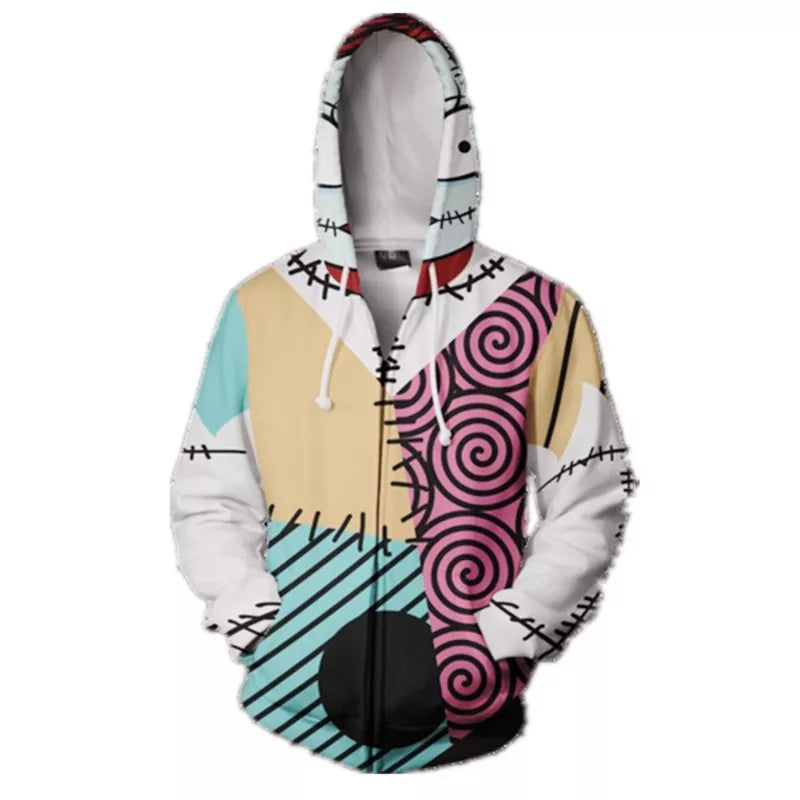 Jack and sally Halloween hoodies