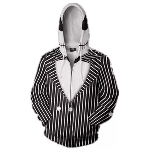 Jack and sally Halloween hoodies