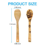 Unique Pattern Burned Wooden Spoons Nightmare before christmas 5 pieces