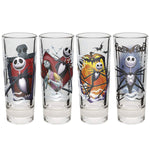 Nightmare Before Christmas Jack and Sally 2 Ounce Shot Glasses (Set of 4)