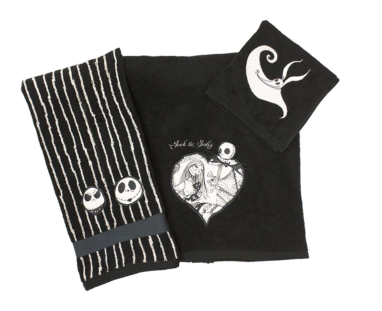 Disney Nightmare Before Christmas Meant to Be 3-Piece Cotton Towel Set