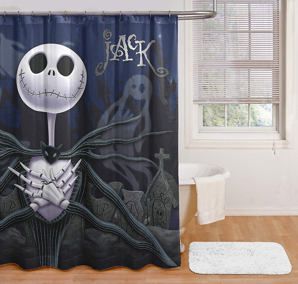 Jay Franco Disney Nightmare Before Christmas Moonlight Madness Shower Curtain