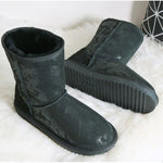 Luxury Australian Sheepskin Snow Boots  Warm / Anti-slip