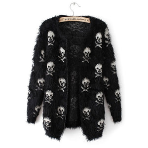 Skull Knitted Sweater