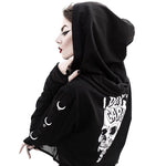 Sweatshirts Cropped Hoodies Skull