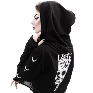 Sweatshirts Cropped Hoodies Skull