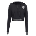 Sweatshirts Cropped Hoodies Skull