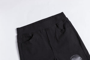 Skull Elastic Warm  Leggings