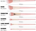 12pcs Professional Makeup Super Soft  Brushes