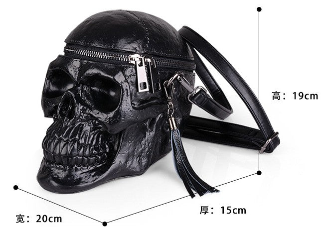 Women Bag Skeleton Head