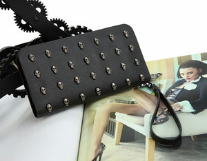 Skull Wallet leather