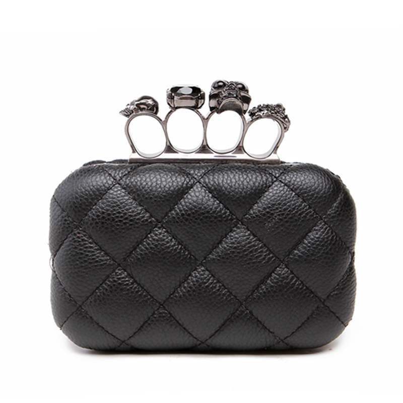 Skull ring purse