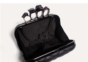 Skull ring purse