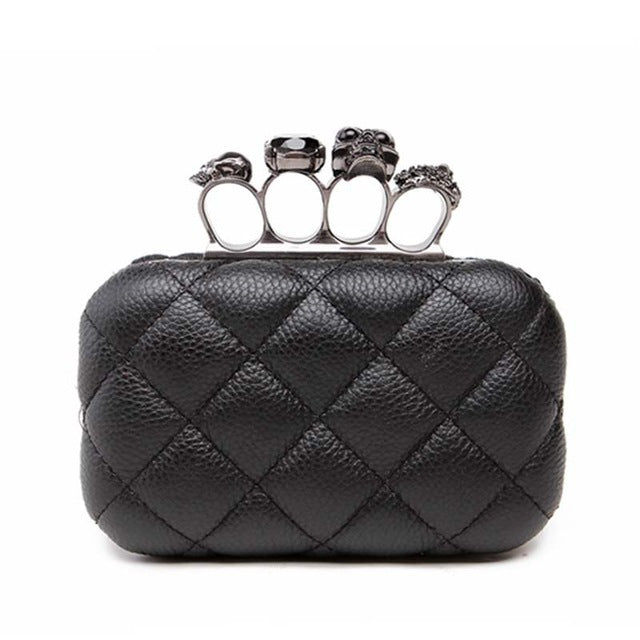 Skull ring purse