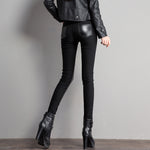 Skull Elastic Warm  Leggings