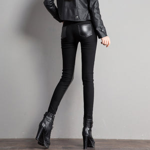 Skull Elastic Warm  Leggings