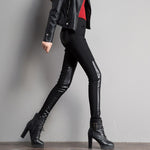 Skull Elastic Warm  Leggings