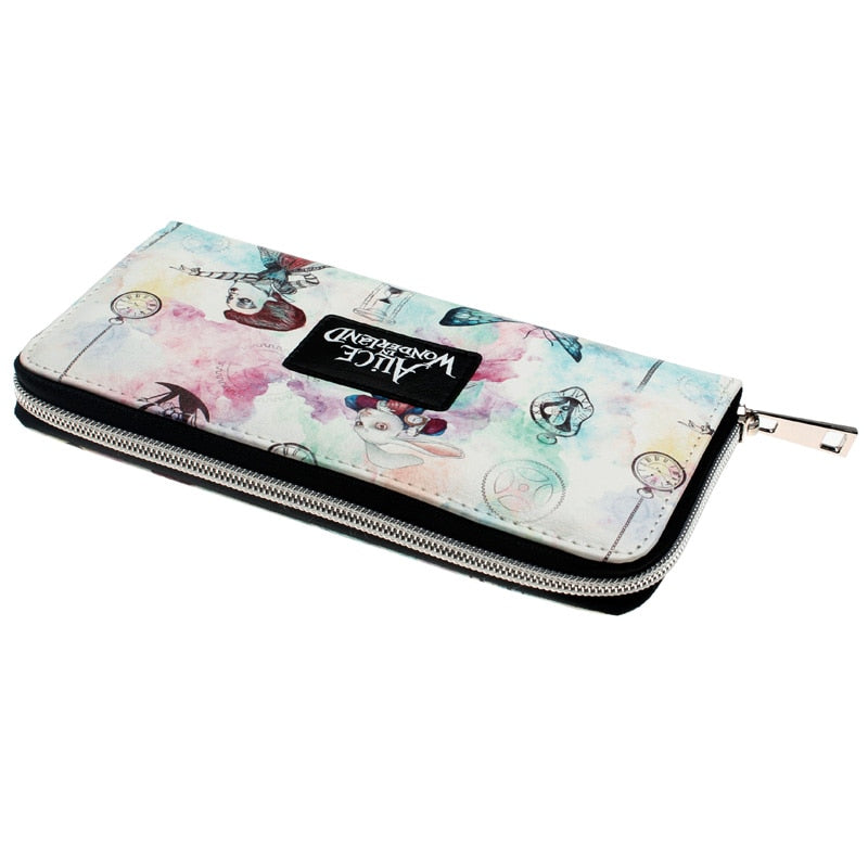 Alice in Wonderland Zip Wallet