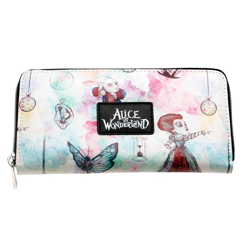 Alice in Wonderland Zip Wallet