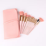 12pcs Professional Makeup Super Soft  Brushes