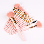 12pcs Professional Makeup Super Soft  Brushes