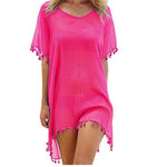 New Chiffon Tassels Beach Cover Up