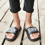 Unisex Summer Beach Sandals/Slippers F*CK OFF