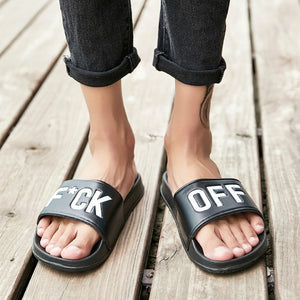Unisex Summer Beach Sandals/Slippers F*CK OFF