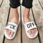 Unisex Summer Beach Sandals/Slippers F*CK OFF