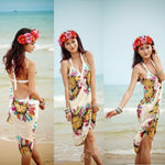 Sexy Beach Floral Cover Up