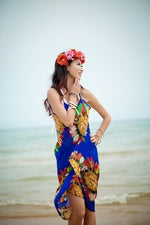 Sexy Beach Floral Cover Up