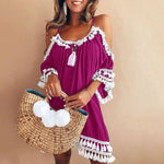 Casual Dress Off Shoulders