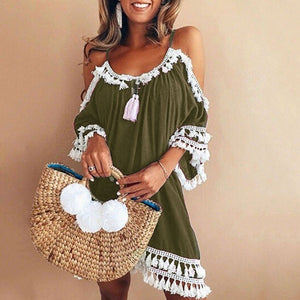Casual Dress Off Shoulders