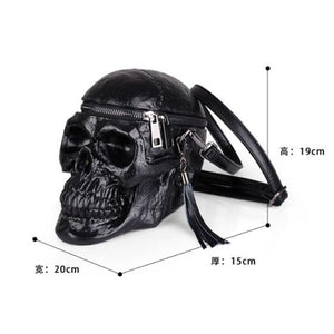 Women Bag Skeleton Head