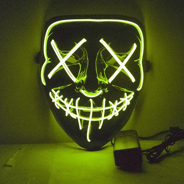 Halloween LED Mask Purge